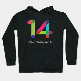 14 and Awesome Hoodie